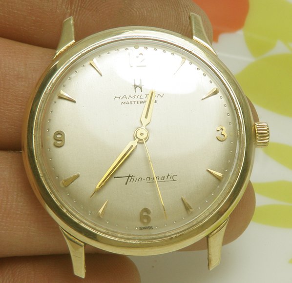 Hamilton thin o matic best sale 10k gold